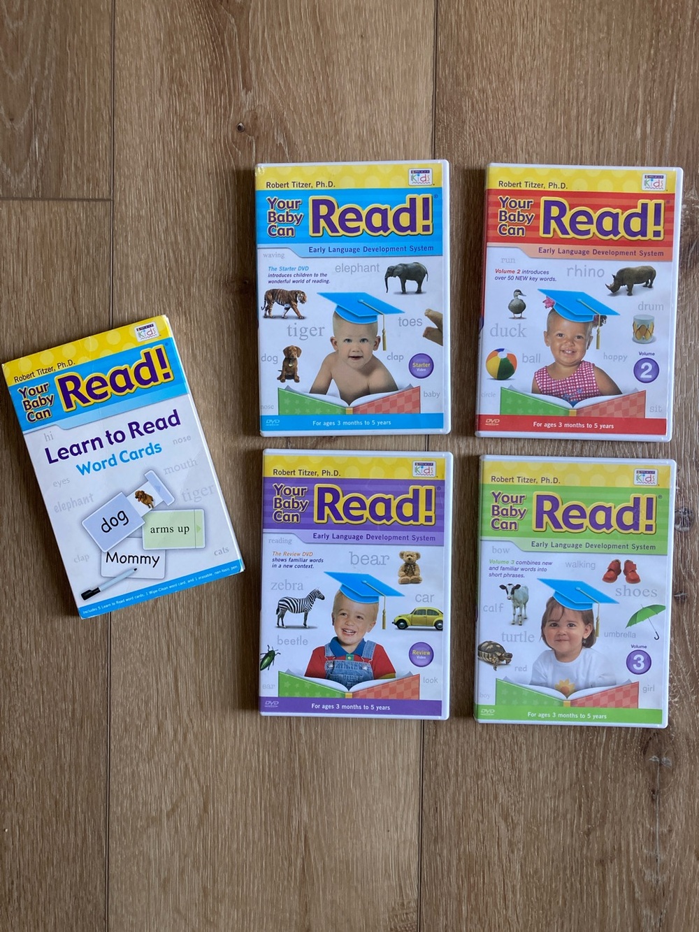 Your Baby Can Read dvd bundle with flash card set